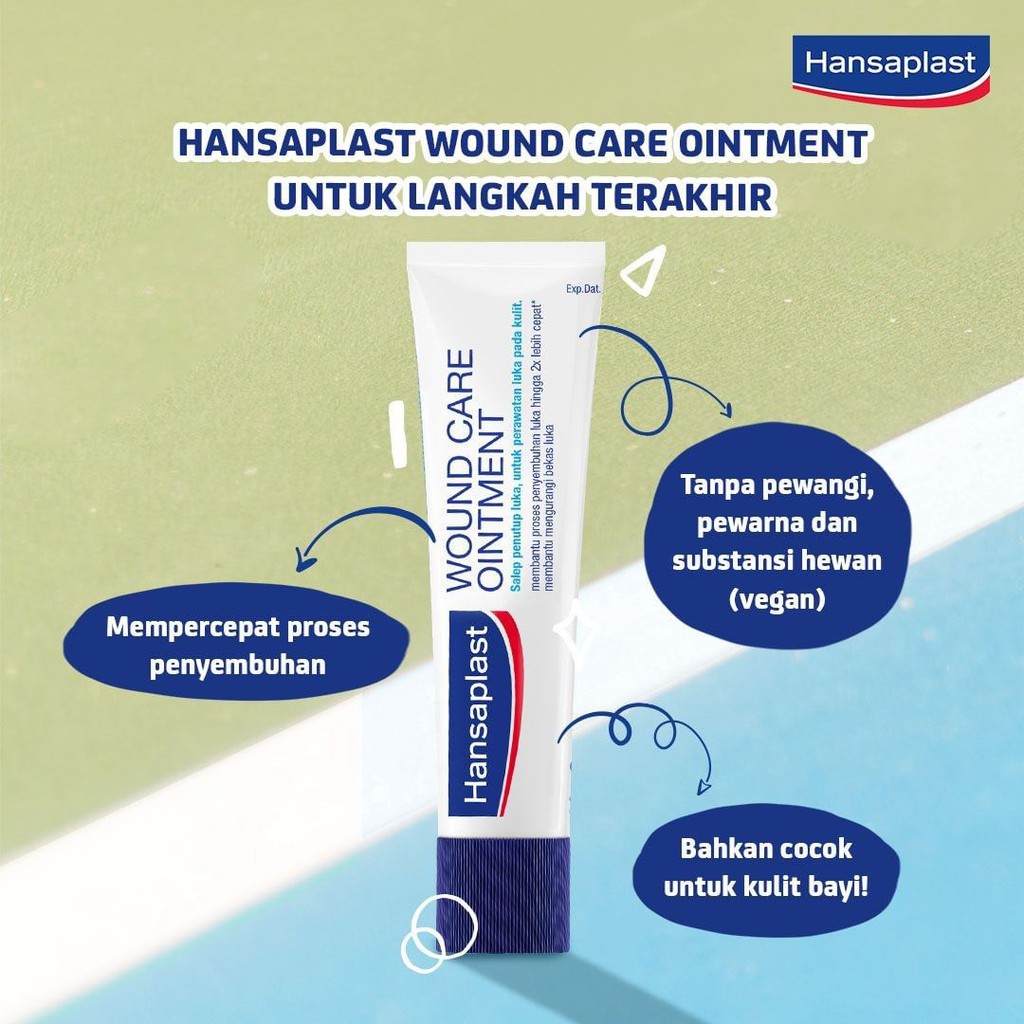 HANSAPLAST Salep Luka 20 / 3.5 gr - WOUND CARE OINMENT - Salep Penutup Luka &amp; Perawatan Luka Pada Kulit ens