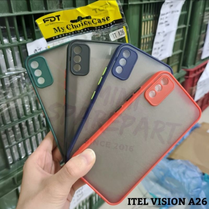 Itel Vision 1, 1 Plus, 1 Pro, 2, A26 Soft Hard Case Cover Matte DOVE Fuze Warna