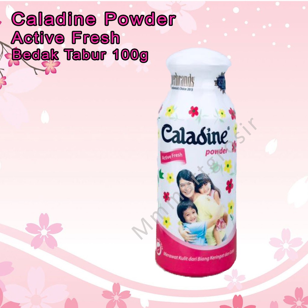 Caladine Powder / Active Fresh  / Bedak Tabur untuk biang keringat / 100g