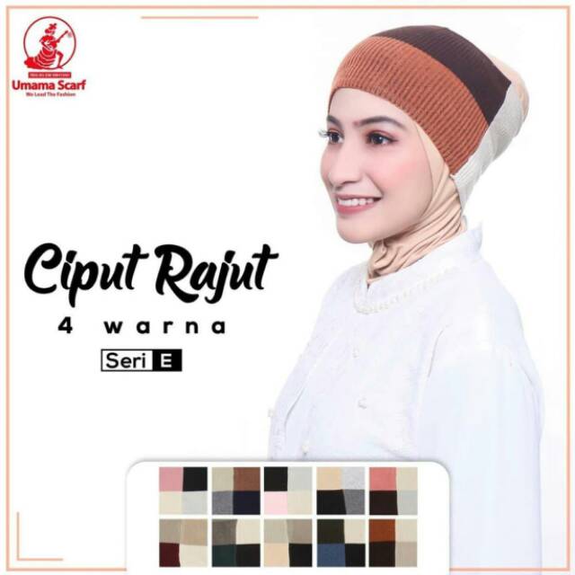 INNER RAJUT 4WARNA ORI UMAMA / BANDANA RAJUT UMAMA / CIPUT RAJUT UMAMA / CIPUT ANTIPUSING