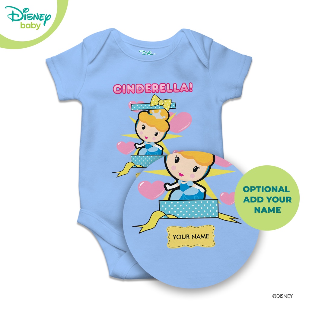 Jumper Bayi Segitiga Cinderella DISNEY Katun Bambu DPC46