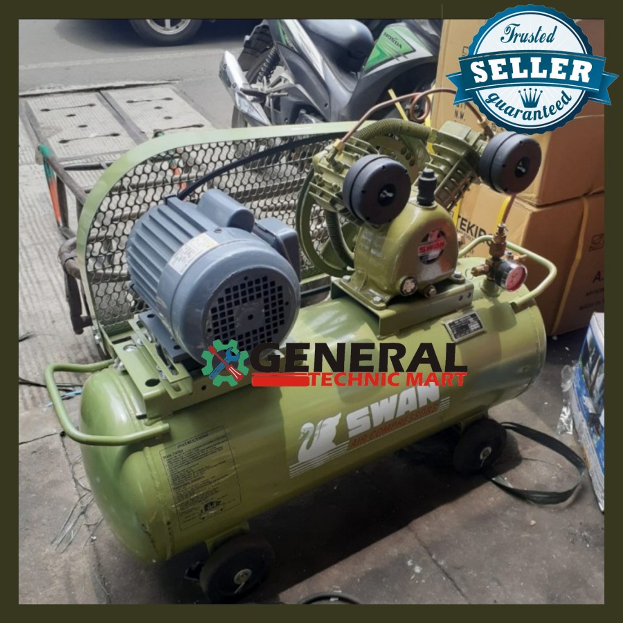 SWAN AIR KOMPRESOR ANGIN 1/2HP w/DINAMO 1/2HP Tembaga Taiwan