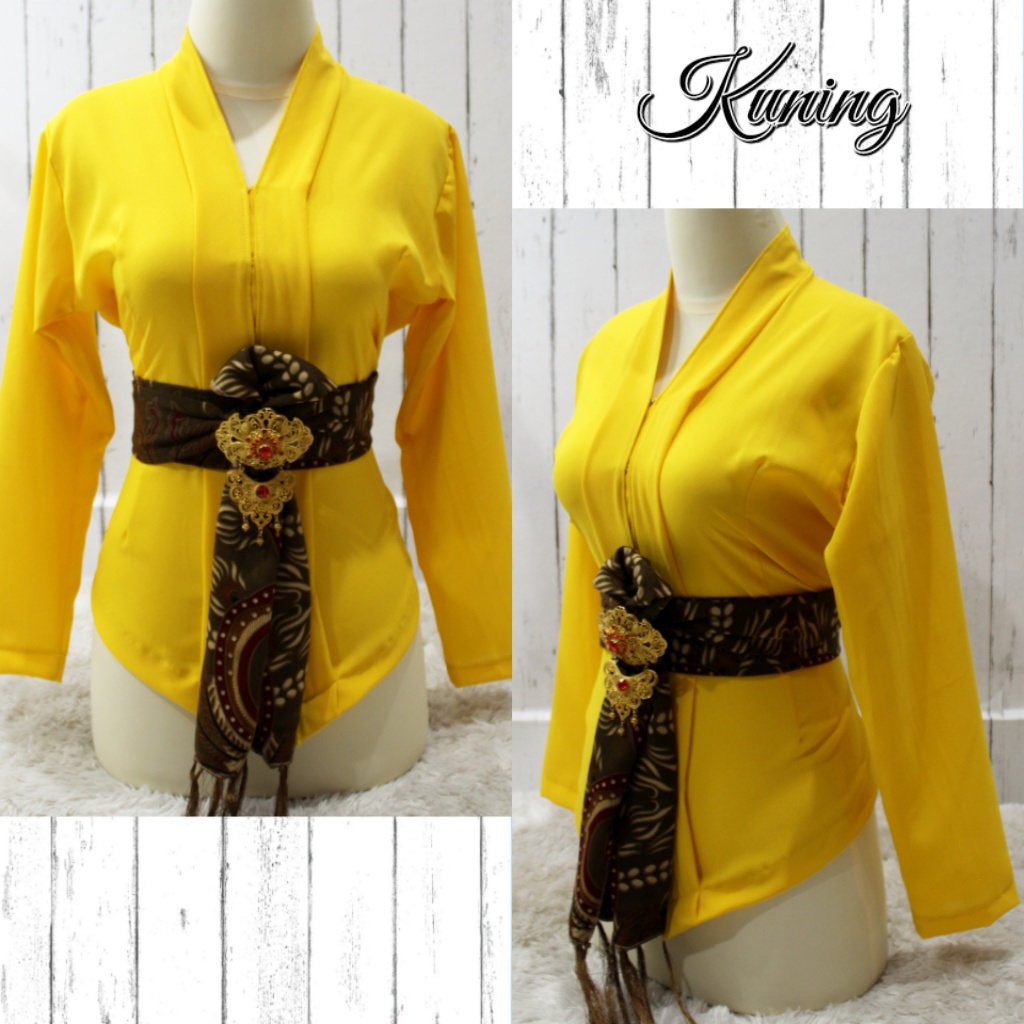 Kebaya Bali / Kebaya Kartini Polos / Kebaya Moscrepe (Soft Collection)