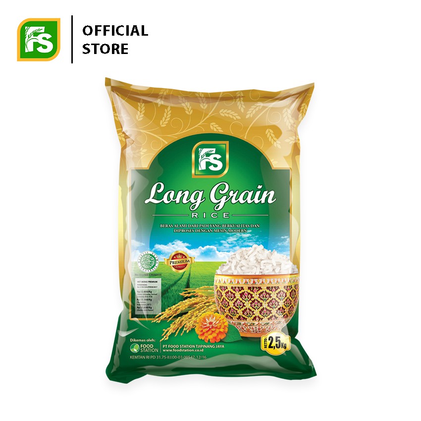 

Food Station - Beras Long Grain Green 2 Pcs @ 2.5 Kg