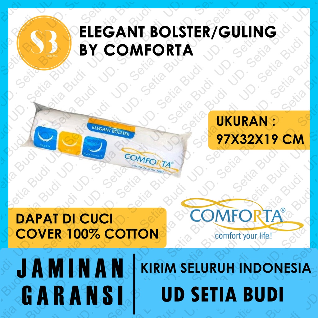 COMFORTA Elegant Guling / Bolster 97 x 32 x 19 cm