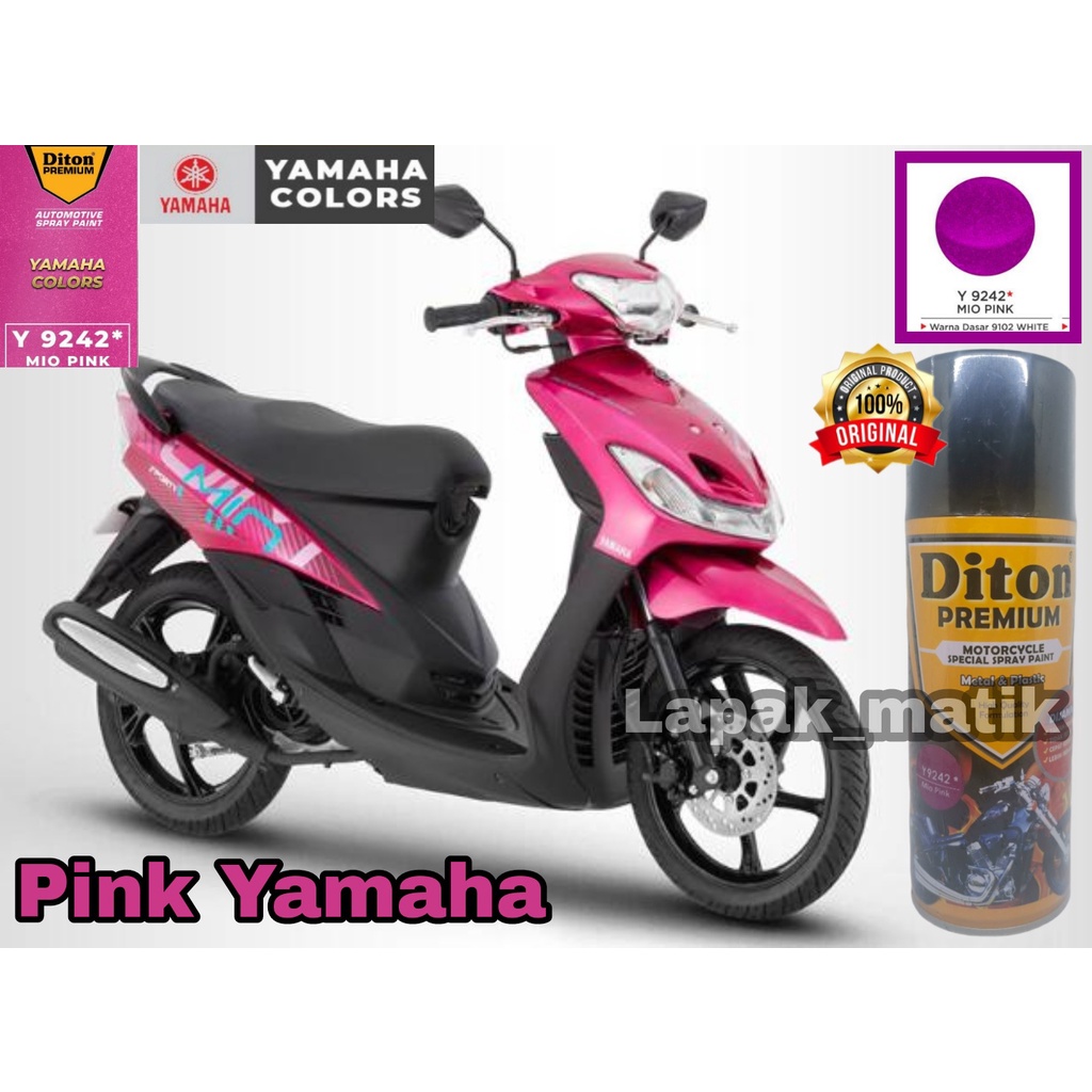 Pilok DITON PREMIUM PINK YAMAHA MIO PINK Y9242 400ml