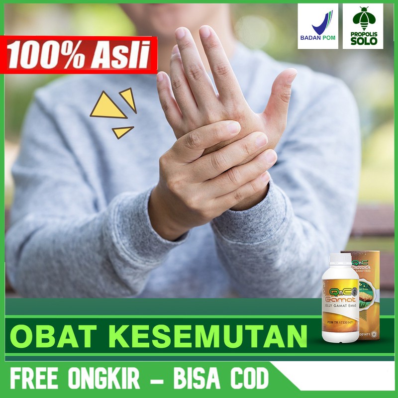 Obat Kesemutan, Sering Kesemutan, Kebas, Otot Kaku Alami QNC Jelly Gamat Herbal Terlaris Bisa COD