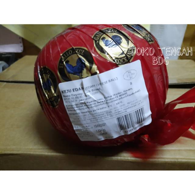 

Keju Edam Ayam Emas 1bulat(1,6 kg kurleb)