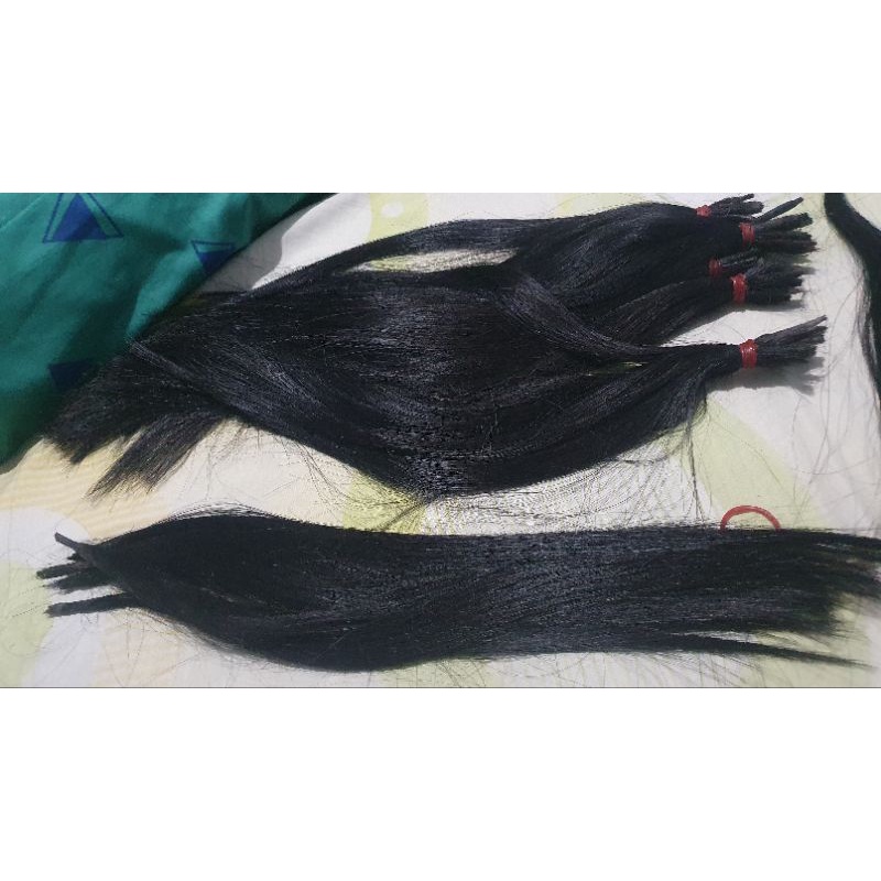 rambut sambung wanita asli 45cm