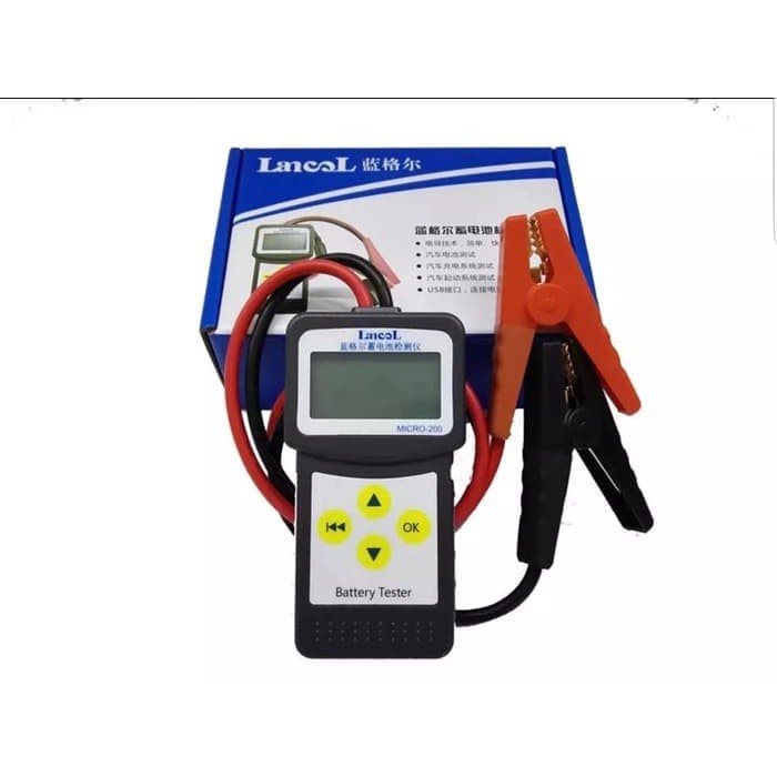 Battery Tester Analyzer Digital Alat Tes dan Cek Aki Lancol Micro-200 30-200AH