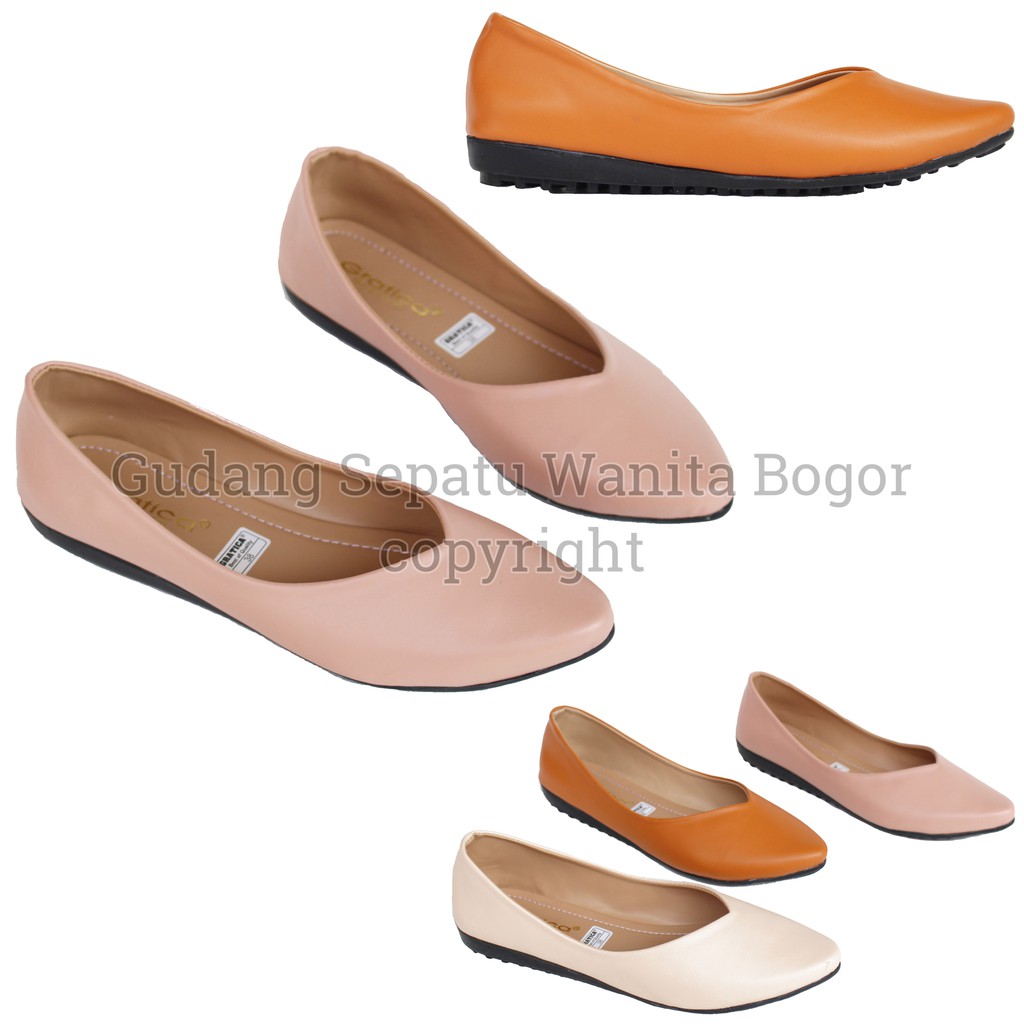 Gratica Sepatu Balet Wanita Flat Shoes Lisa MI 06