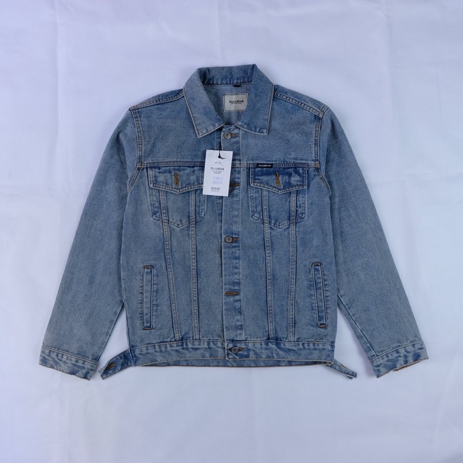 JACKET JEANS BLUE RETRO PULL&amp;BEAR SLIM FIT