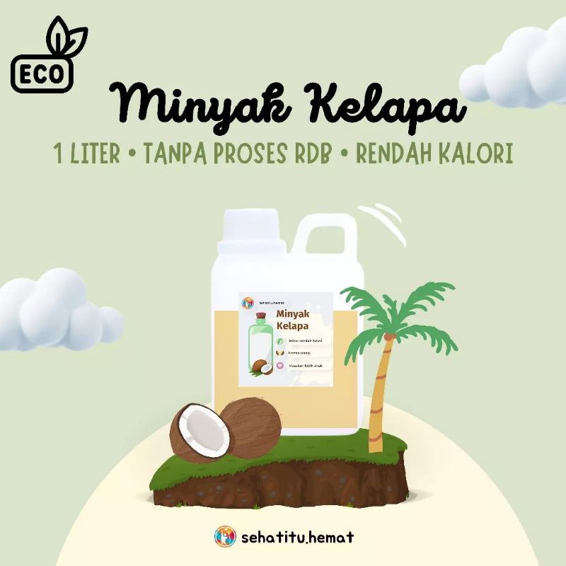 

Minyak Kelapa Goreng Wangi Sehat MPASI Masakan Lebih Enak