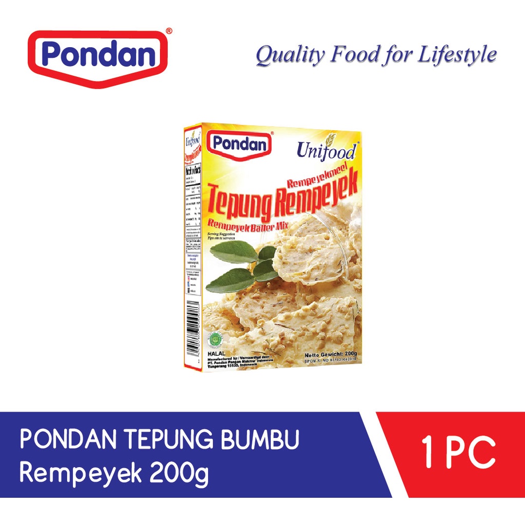 

Pondan Unifood Rempeyek 200g