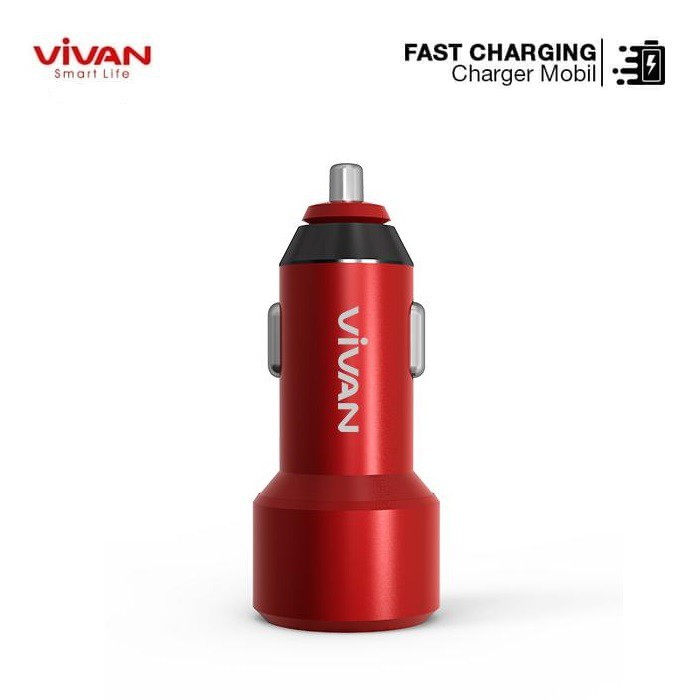 Car Charger VIVAN CQ01S 3.0 Quick Charger 5A Charger Mobil - Garansi Resmi 1 Tahun