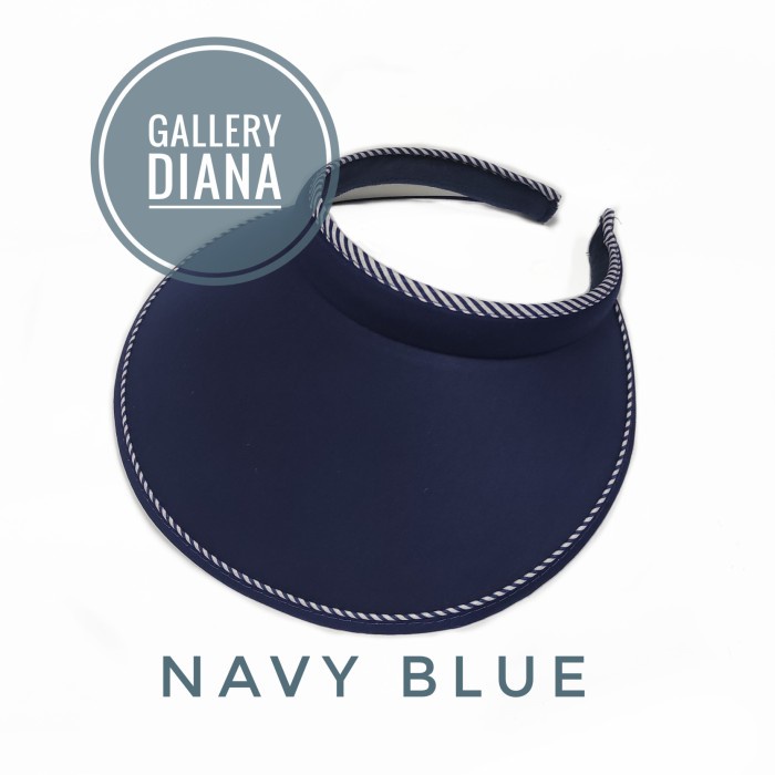 topi Caddy - golf - anti uv - fashion wanita warna nevi - navy A6W0 COD topi cewe PREMIUM VIRAL TERB