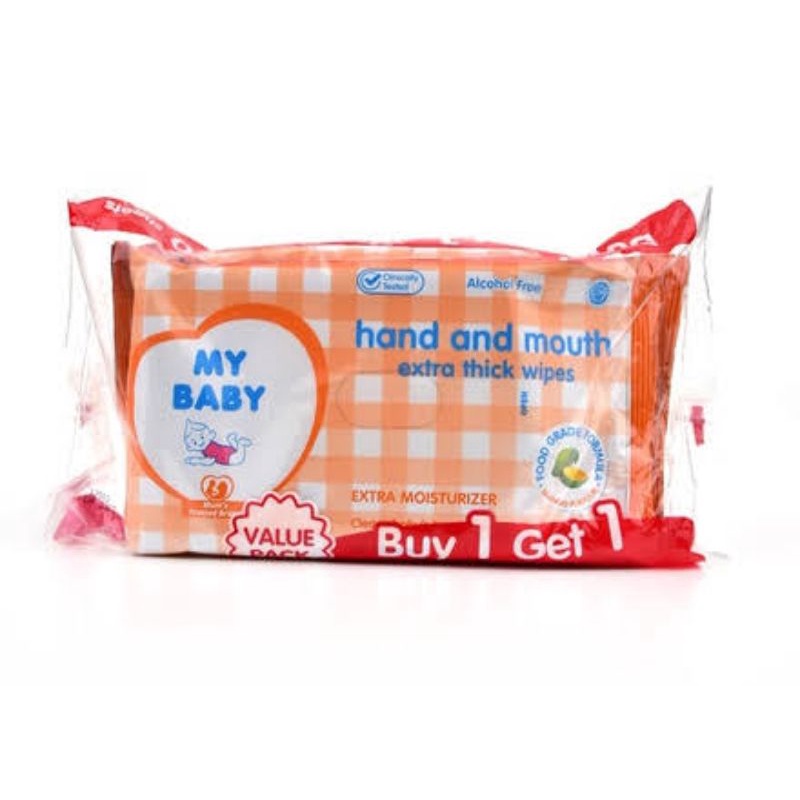 My Baby Wipes Buy1 Get1 50s+50s - MyBaby Tissue Basah 50s Free 50s - Tissu Basah - Tisu Basah Buy 1 Get 1