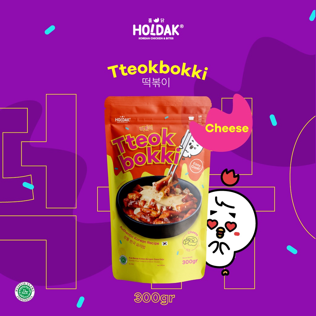 

Tteokbokki Cheese 300 gr Frozen
