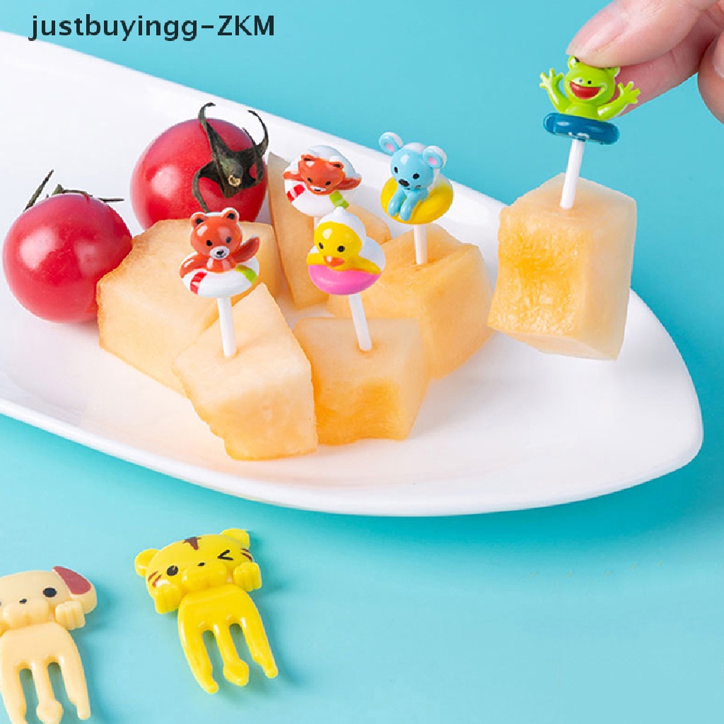 [justbuyingg- enough stock ] Bento Vegetable Crockery Cute Mini Toddler Children Fruit Forks Toothpicks [zkm]