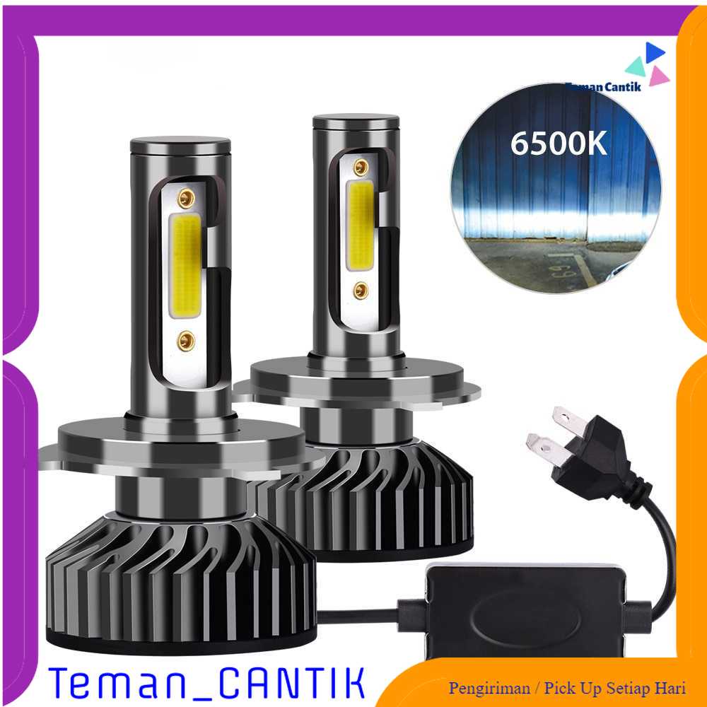 TC-HA1 INOMOTIV Lampu Mobil Headlight Car Fog Bulb LED H4 COB 72W 7600LM