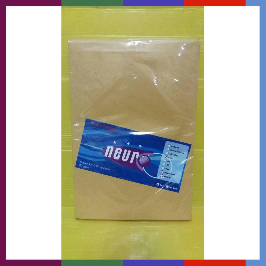 

Neuro Amplop Coklat Folio Seal