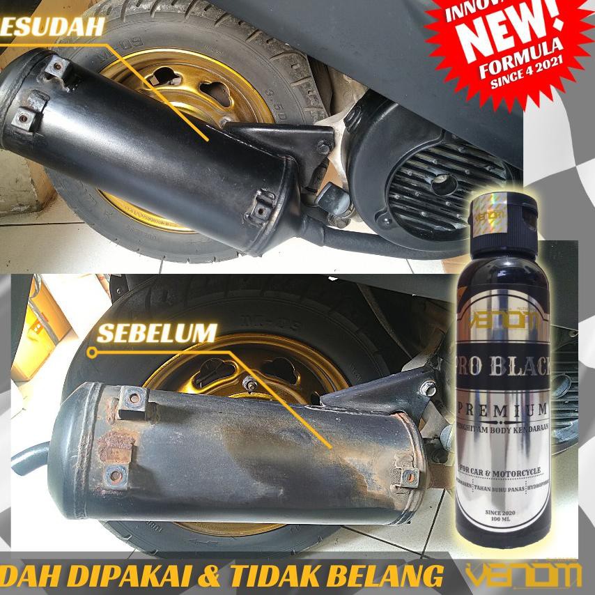 Penghitam Body Motor Permanen Back to Black Trim Restorer Penghitam Body Motor Penghitam Dashboard