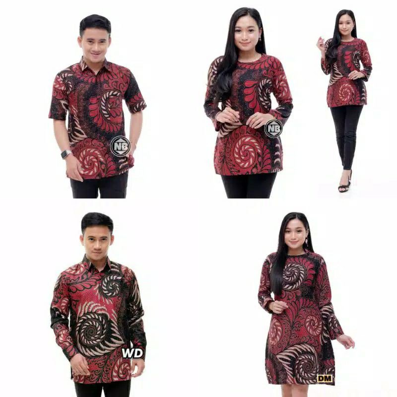 ATASAN BATIK / SERAGAM BATIK / SARIMBIT BATIK / COUPLE BATIK TUNIK