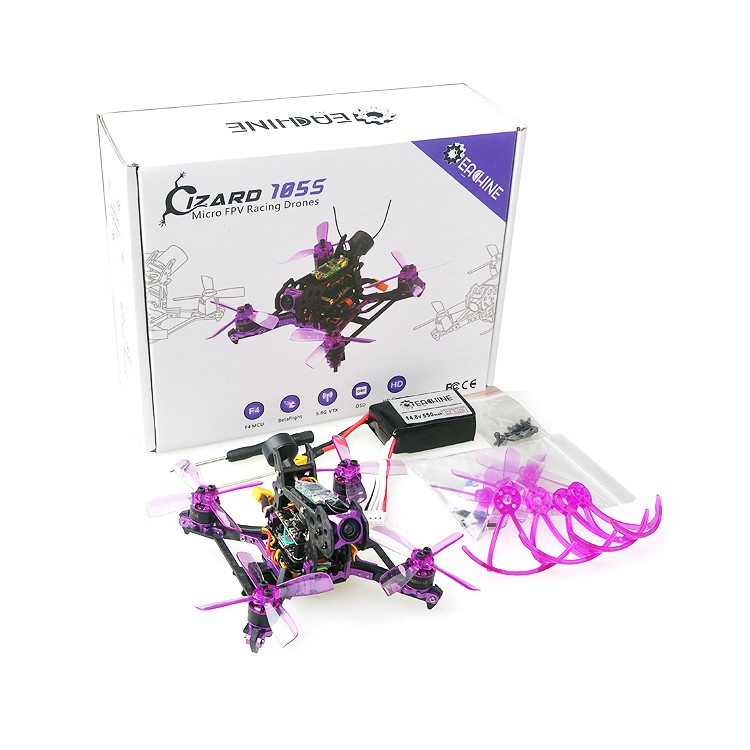 "Jogja" Eachine Lizard105s micro drone 4s built HD DVR ESC