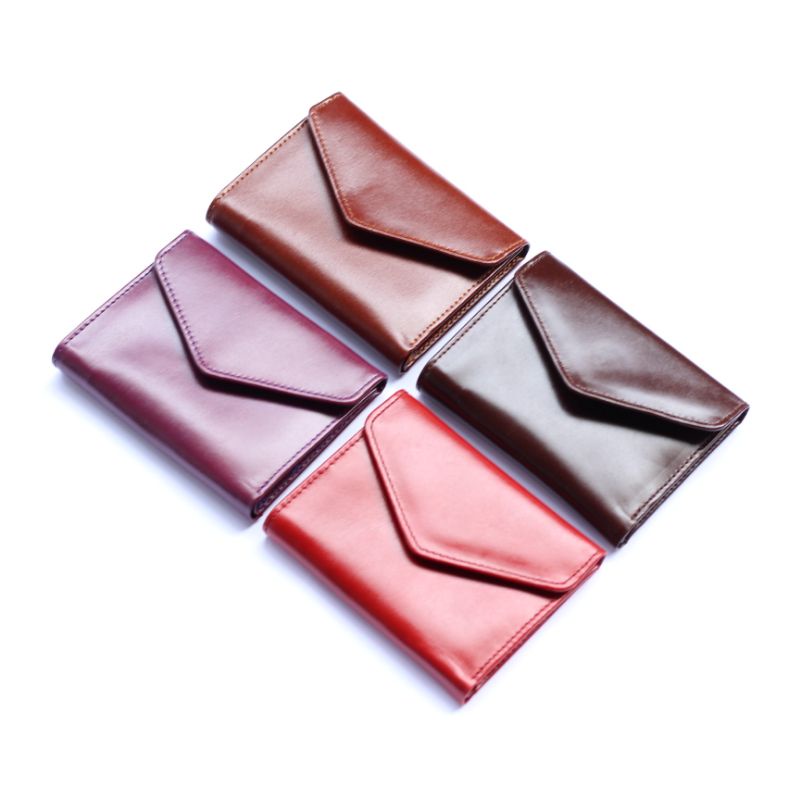 DOMPET WANITA KULIT SAPI ASLI ENVY BANYAK SLOT MODEL SIMPEL / GRATIS GRAVIR NAMA