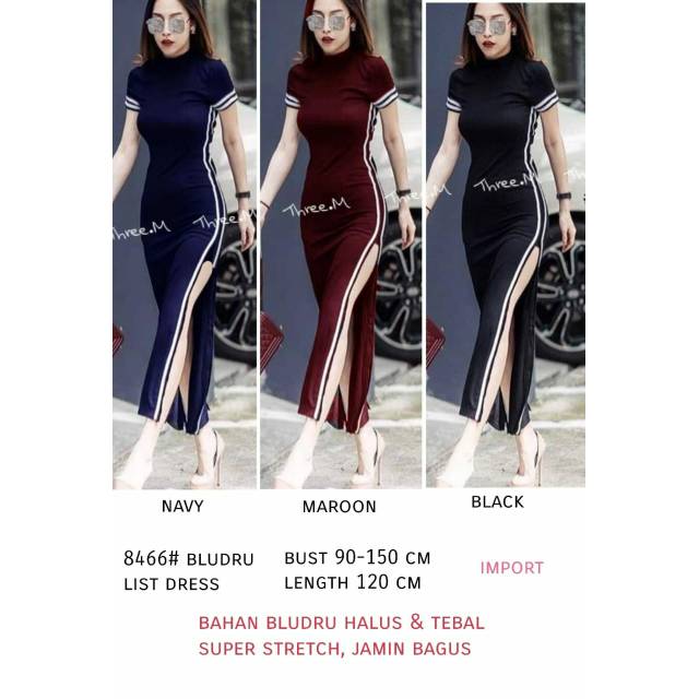 8466 Bludru list Dress IMPORT