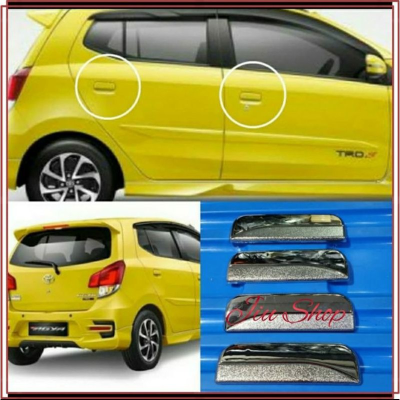 Cover Handle Pintu Agya Ayla 2014 2020 Chrome Krom