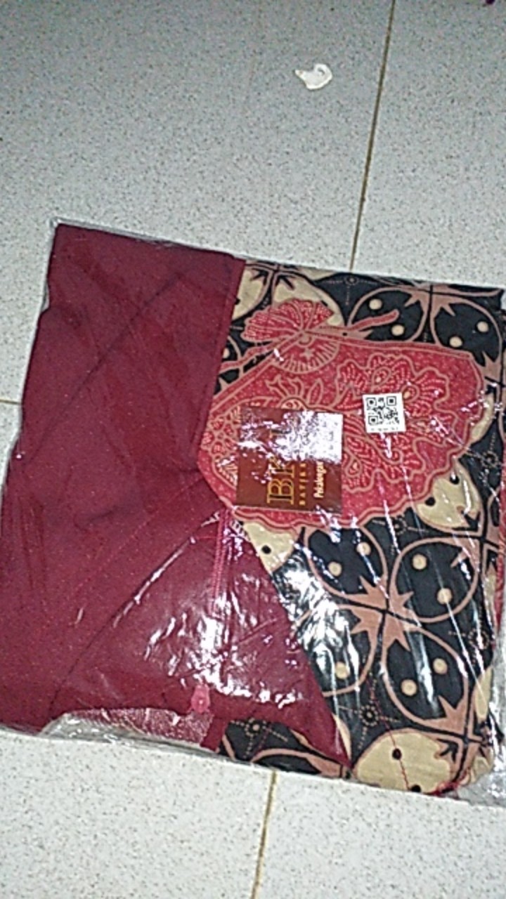 Baju Atasan Batik Blouse Wanita Bahan Katun Kombinasi Moscrepe