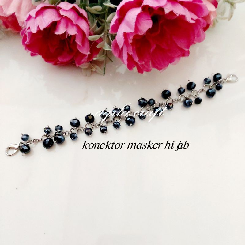 KONEKTOR HIJAB/KONEKTOR MASKER/PENGAIT MASKER/STRAP MASKER/KONEKTOR MASKER 2IN1