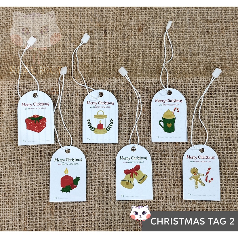 

HANG TAG NATAL CHRISTMAS free tali / LABEL GANTUNGAN 2