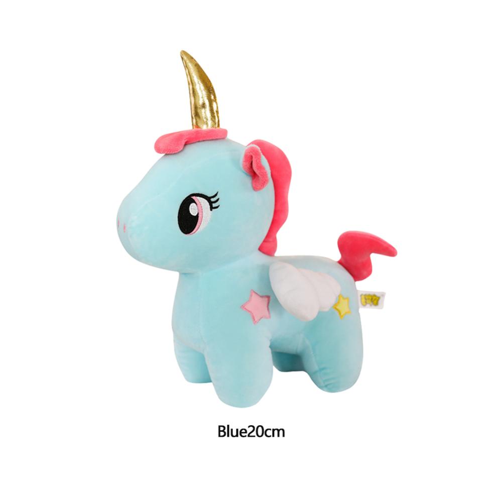 Timekey Mainan Boneka Stuffed Plush Unicorn Kawaii Lembut 10 / 20 / 25cm Untuk Hadiah Ulang Tahun Anak G8V2