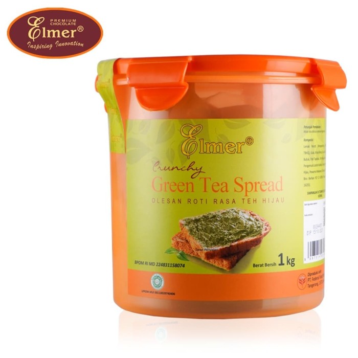 

(SUSE) Elmer Greentea Crunchy 1kg - New Packaging