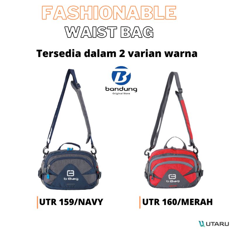 Tas Waistbag Slingbag Selempang Pria Terbaru | Tas Salempang Outdoor Tracking Tourer Shoulder Bag Bahan Cordura