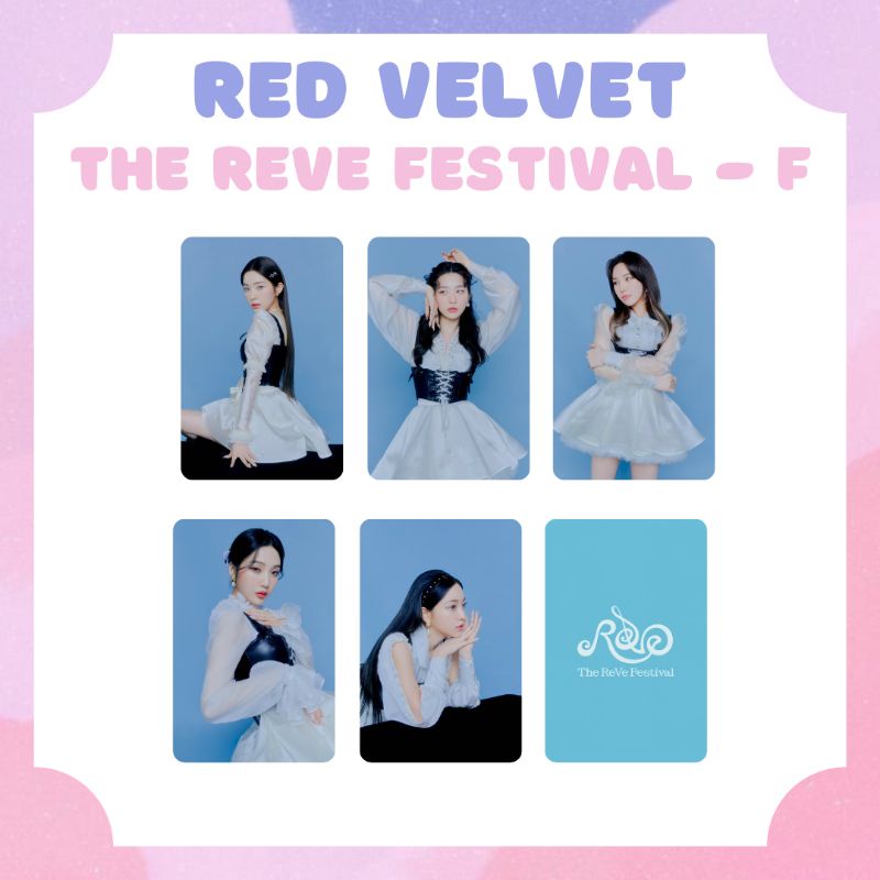 [RED VELVET] PHOTOCARD RED VELVET THE REVE FESTIVAL FEEL MY RHYTHM ‼️ BACA DESKRIPSI ‼️