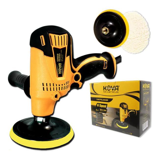 Kova Mesin Poles 5Inch Dengan Wool Poles Disc Polisher Polish Mobil Mo
