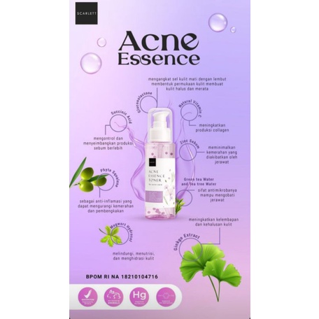 toner Scarlett/Scarlett toner wajah/Scarlett toner  original 100%