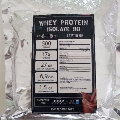 

Whey Protein Isolate 90 WPI90 500gr | Coklat
