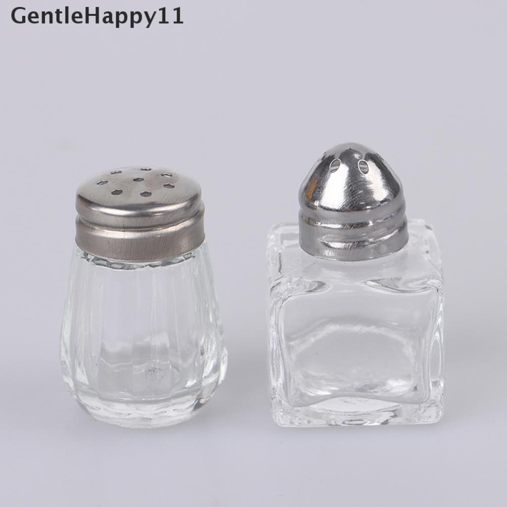 Gentlehappy 2Pcs / Set Mainan Miniatur Botol Bumbu Skala 1: 12 Untuk Dekorasi Dapur Rumah Boneka