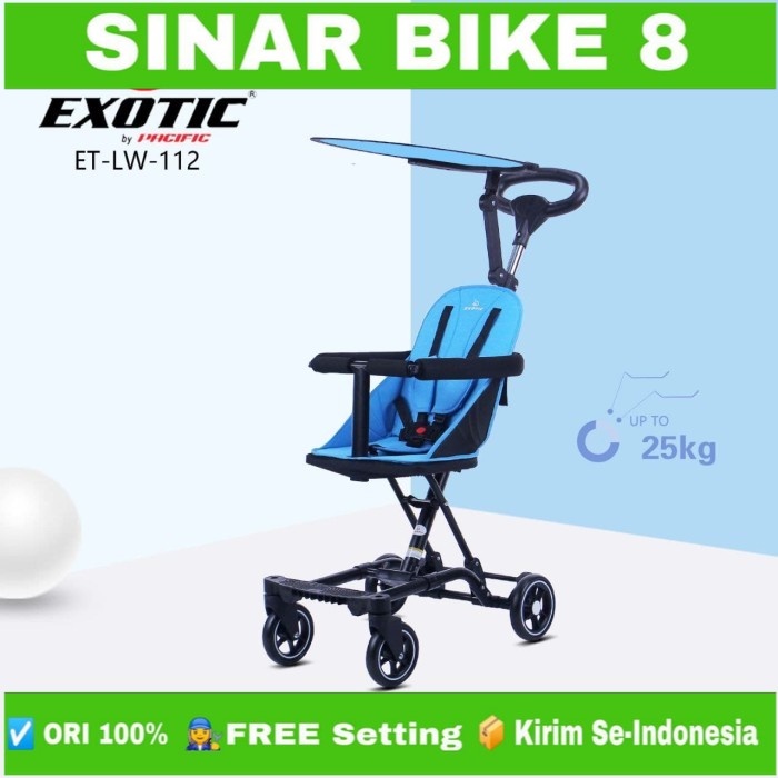 magic Stroller Kursi Dorong Bayi Exotic ET-LW 112 Sfot Seat w Baby