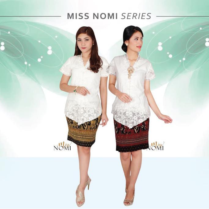 Baju SET KEBAYA KEBAYA KATUN KEBAYA PUTIH KEBAYA BORDIR KEBAYA PREMIUM - Putih, L