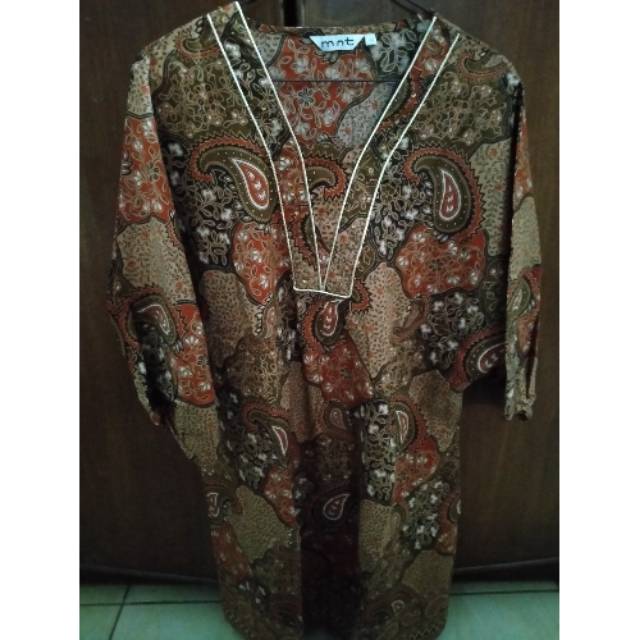 Preloved Dress Batik Ukuran Jumbo XL