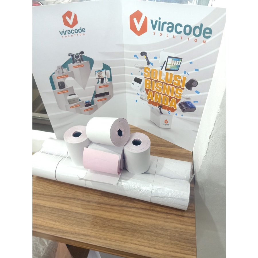 

KERTAS STRUK HVS 2PLY 75x60 PRINTER KASIR DOT MATRIX