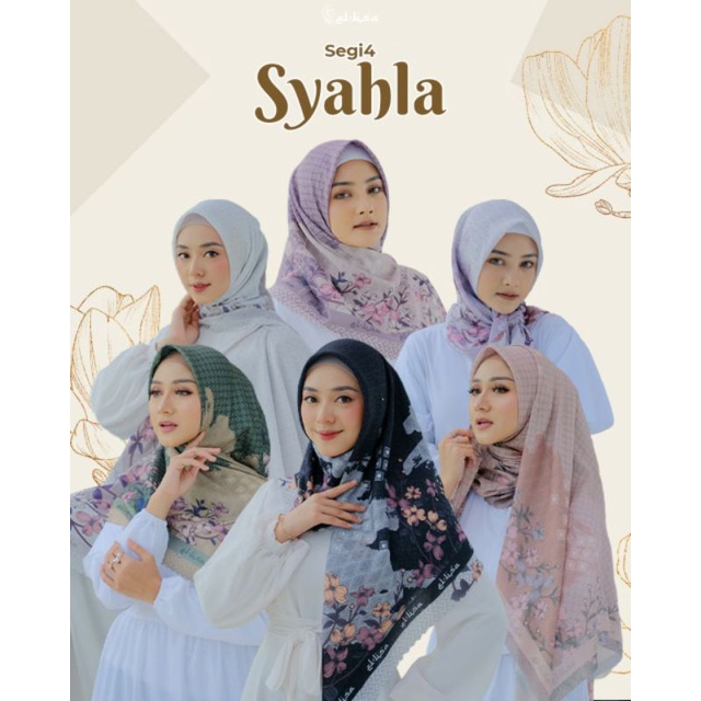 ELLISA HIJAB ❤️ Segiempat premium Syahla scraft
