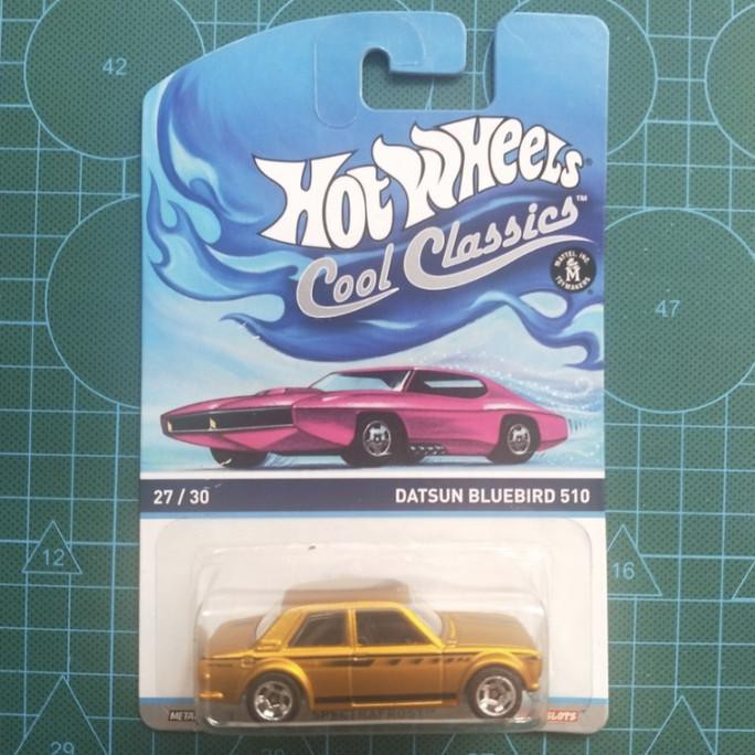 maddox - HOT WHEELS COOL CLASSIC DATSUN BLUEBIRD 510 GOLD HOTWHEELS DATSUN GOLD - PINK