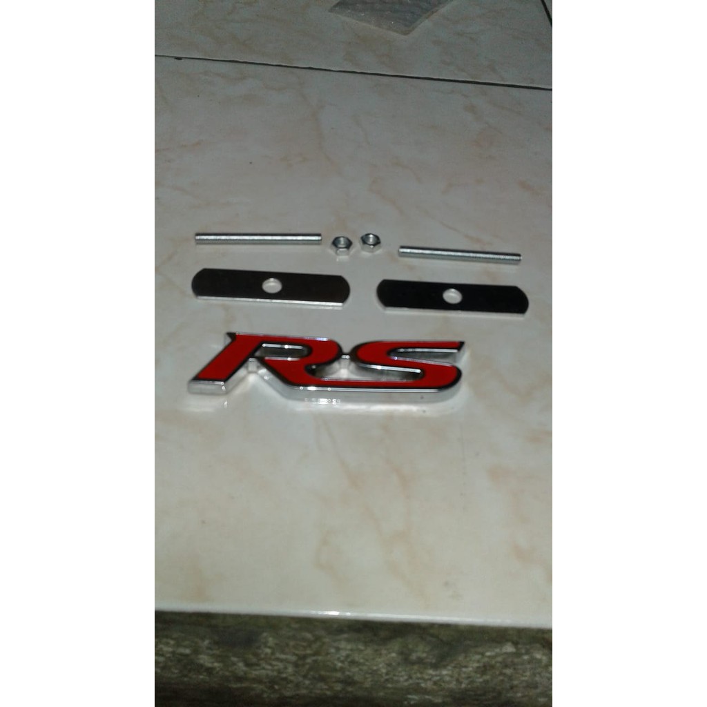 Logo Emblem RS Grill Depan