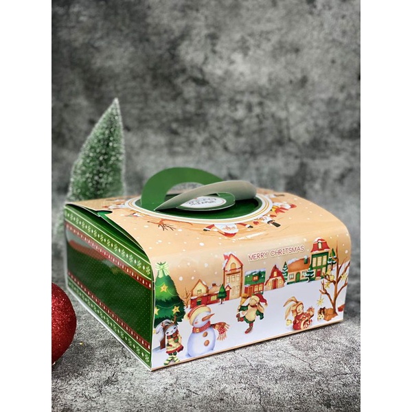 

Kotak kue lapis legit/surabaya/cake natal chrisas box cake 22x22x10